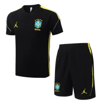 26-27 Brazil Black Training Short Suit #J26027