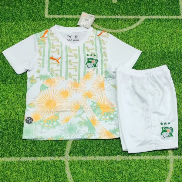 26-27 Ivory Coast Away Kids Soccer Jersey