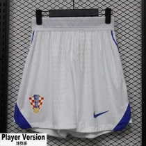26-27 Croatia Home Player Version Shorts Pants(球员短裤)