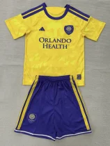 26-27 Orlando City Away Kids Soccer Jersey