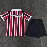 26-27 Sao Paulo Away Kids Soccer Jersey