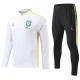 26-27 Brazil White Half Pull Tracksuit (半拉链)