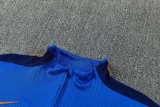 26-27 France Fancy blue Half Pull Tracksuit (半拉链)