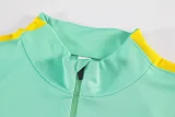 26-27 Brazil Light green Half Pull Tracksuit (半拉链)