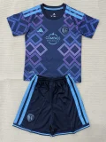 26-27 Sporting Kansas City Away Kids Soccer Jersey
