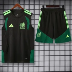 26-27 Mexico Black Tank top and shorts suit