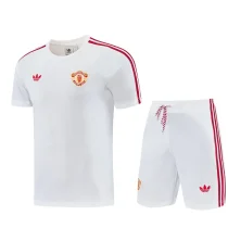 26-27 Man Utd White Training Short Suit