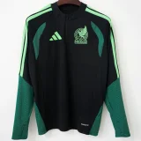 26-27 Mexico Black Top Half Pull Tracksuit (半拉上衣)