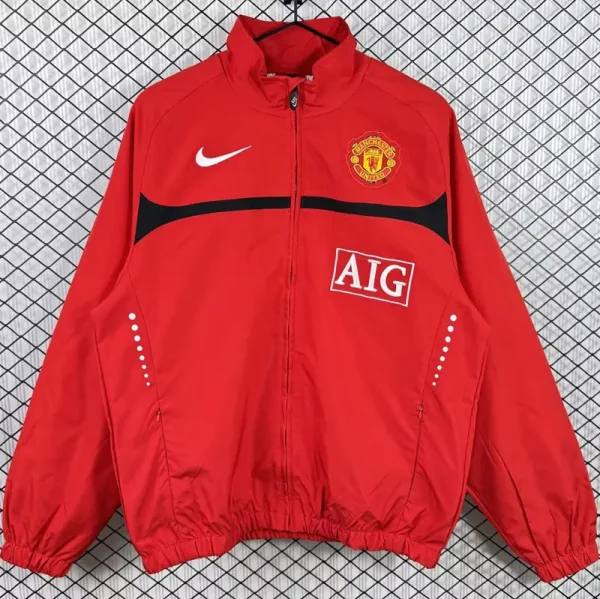 2010-2011 Man Utd Red Retro Windbreaker