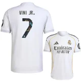 25-26 RMA Home Vini Jr. #7 Print Dragon Number Fans Soccer Jersey