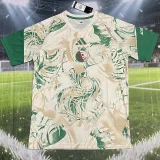 26-27 Algeria Green Yellow White Training shirts
