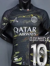 25-26 PSG Jordan Night Edition O.Dembélé #10 Labubu Print Player Version Soccer jersey
