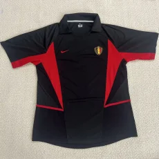 2002 Belgium Away Retro Soccer Jersey