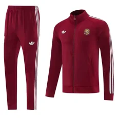 26-27 Spain Brown Red Jacket Tracksuit #01