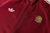 26-27 Spain Brown Red Jacket Tracksuit #01