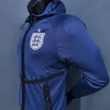 2026 World Cup England Navy blue Walkout Jacket (Hooded) #单上衣