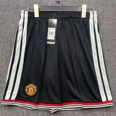 26-27 Man Utd Black Shorts Pants