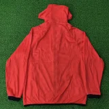 2026 World Cup Netherlands Orange Walkout Jacket (Hooded) #单上衣