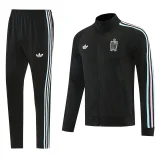 26-27 Belgium Black Jacket Tracksuit #01