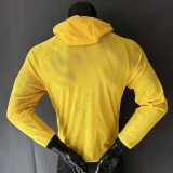 2026 World Cup Brazil Yellow Walkout Jacket (Hooded) #单上衣