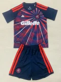 26-27 New England Revolution Home Kids Soccer Jersey