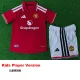 26-27 Man Utd Home Kids Player Version Soccer Jersey (球员童装)