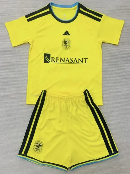 26-27 Nashville SC Home Kids Soccer Jersey