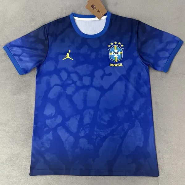 26-27 Brazil Blue Special Edition Training shirts (飞人标)