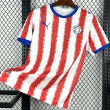 26-27 Paraguay Home Fans Soccer Jersey