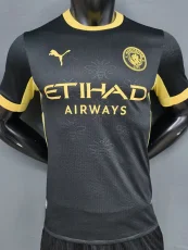 26-27 Man City Black Player Version Soccer Jersey