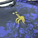 26-27 France Black Purple Special Edition Training shirts (紫黑)(逗号)