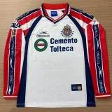 1999-2000 Chivas Guadalajara Away Long Sleeve Retro Soccer Jersey (长袖)
