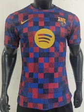 26-27 BAR Red Blue Player Version Training shirts