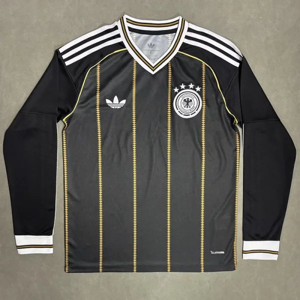 26-27 Germany Black Gold Long Sleeve Soccer Jersey (长袖)