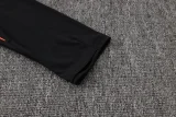 26-27 Netherlands Black Half Pull Tracksuit #B26043(半拉链)
