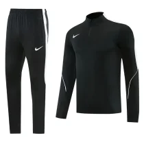 2026 NK Black Half Pull Tracksuit #NB10(半拉链)