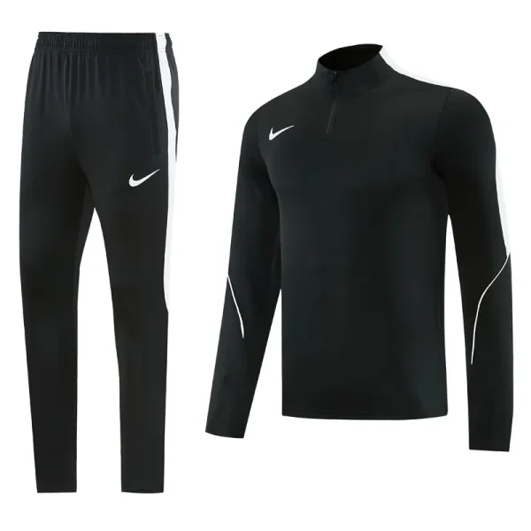 2026 NK Black Half Pull Tracksuit #NB10(半拉链)