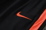 26-27 Netherlands Black Half Pull Tracksuit #B26043(半拉链)