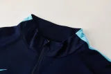 2026 NK Royal blue Half Pull Tracksuit #NB10(半拉链)