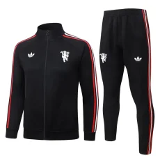 26-27 Man Utd Black Jacket Tracksuit #A26045