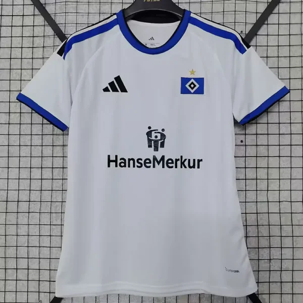 26-27 Hamburg SV White Fans Soccer Jersey