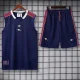25-26 ARS Royal blue Tank top and shorts suit