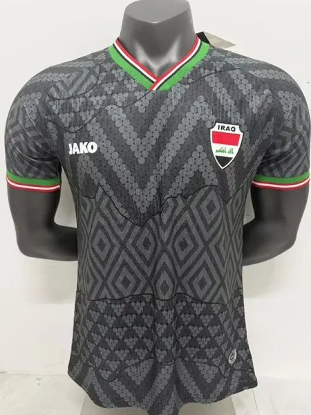 26-27 IRAQ Black Player Version Soccer Jersey (有花纹)