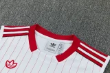 25-26 Man Utd White red Tank top and shorts suit
