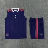 25-26 ARS Royal blue Tank top and shorts suit
