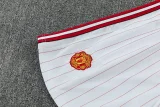 25-26 Man Utd White red Tank top and shorts suit