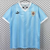 1990 Uruguay Home Retro Soccer Jersey