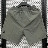 D629 ON Gray Green Casual Short Pants