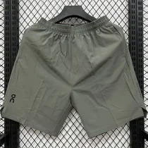 D629 ON Gray Green Casual Short Pants