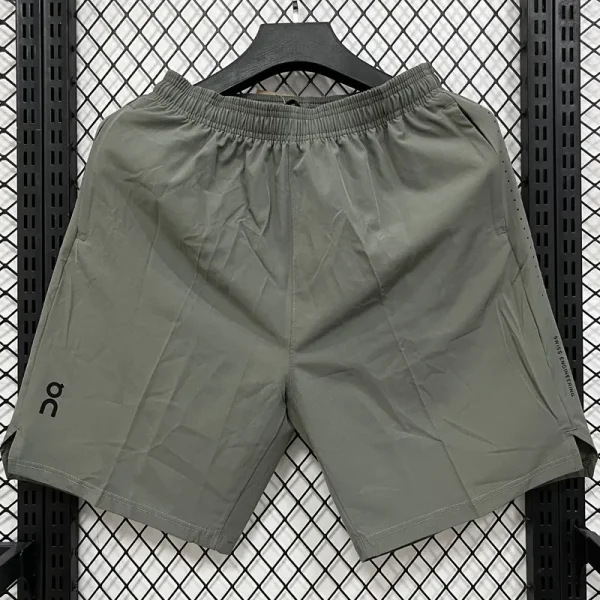 D629 ON Gray Green Casual Short Pants